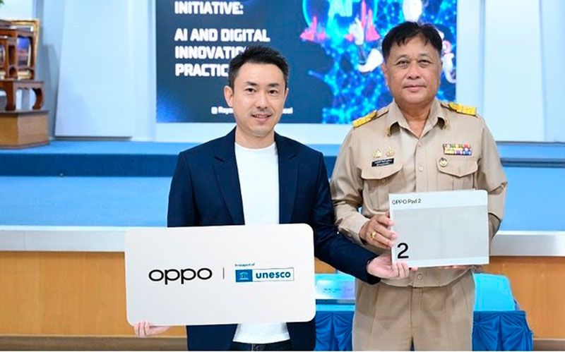 OPPO dona tablets a países de Asia y África