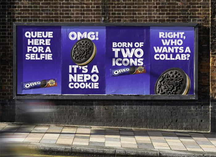 Oreo ironiza con la crisis familiar de los Beckham.