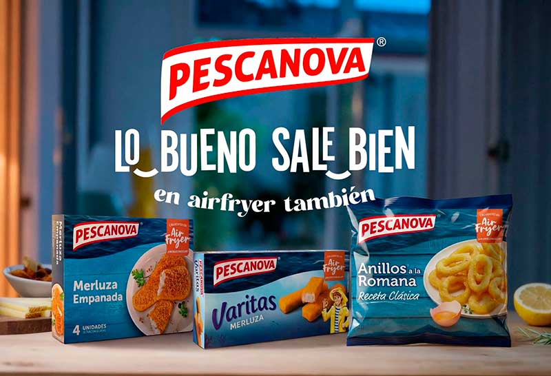 Pescanova presenta “Lo bueno sale bien, también en Air Fryer”