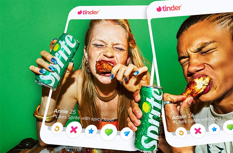 Tinder y Sprite lanzan la campaña "Can You Spice Together?"