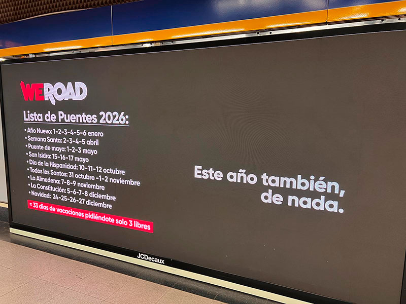 WeRoad nos invita a alargar los días de vacaciones
