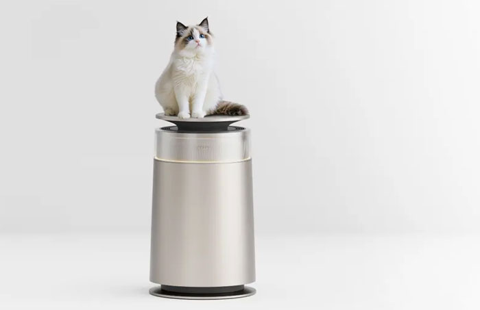 Purificador de aire para hogares con mascotas.