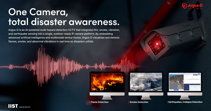 CES 2026: Cámara de vídeo vigilancia para la detección de desastres.