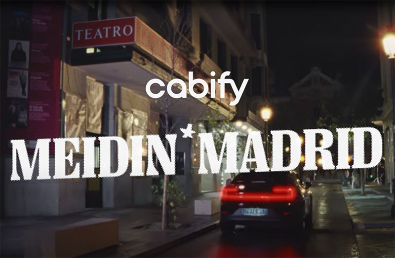 Cabify reivindica su origen “Meidin Madrid”