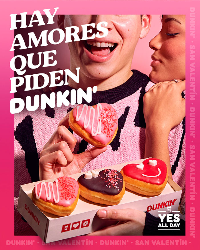Dunkin’ lanza su “Colección Especial de San Valentín”.