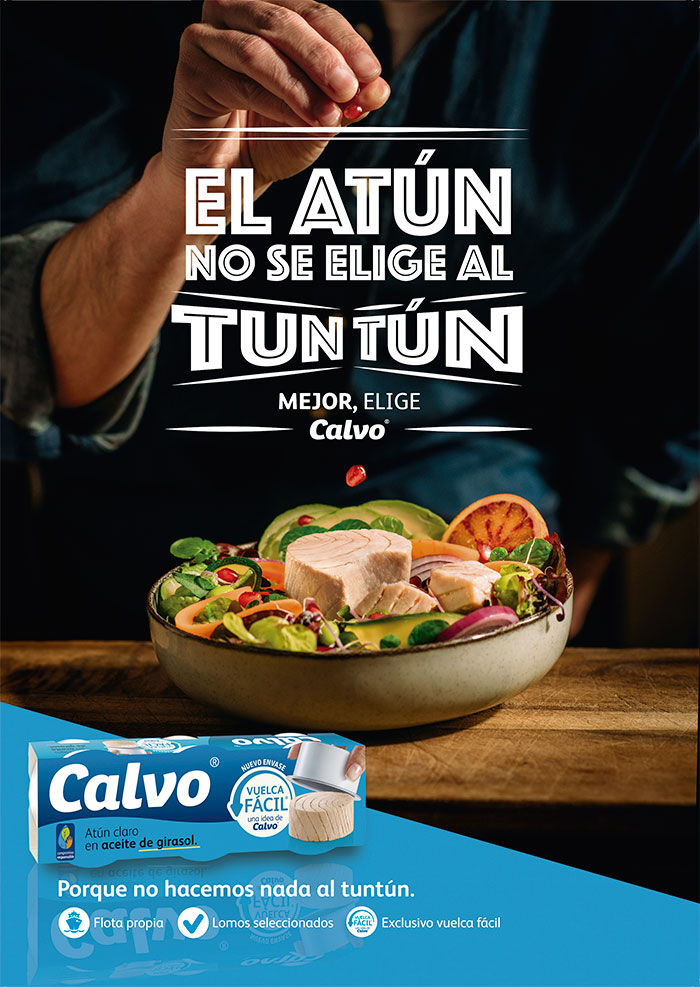Campaña de atún Calvo.