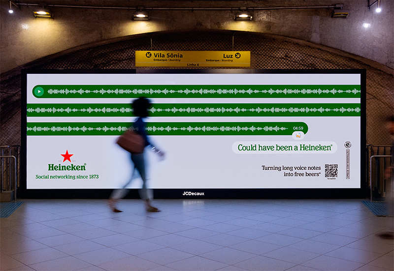 Heineken canjea audios eternos por cerveza