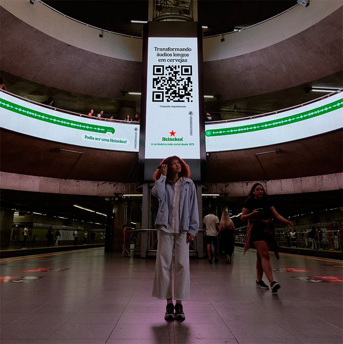 Cerveza Heineken gratis a cambio de audios eternos.