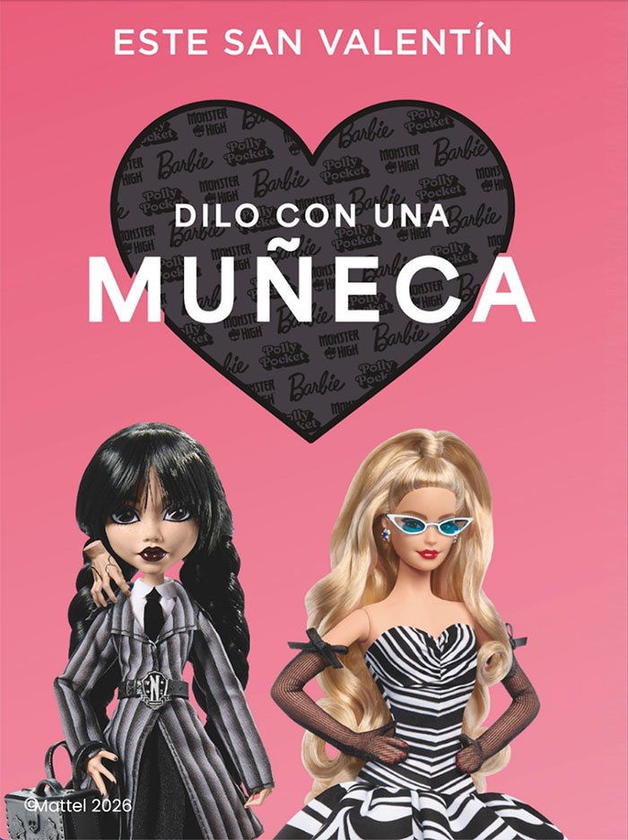 Campaña de Mattel por San Valentín 2026.