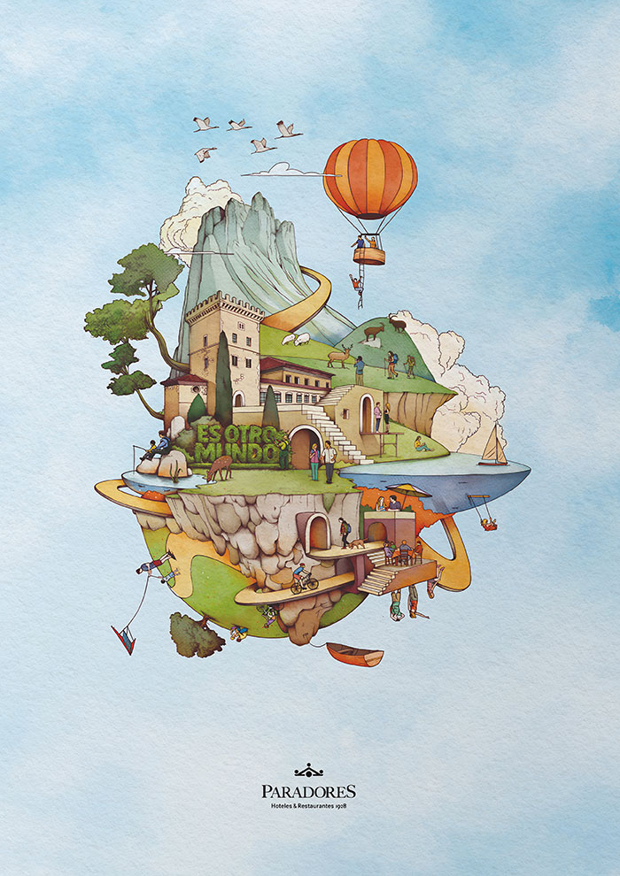 Darwin & Verne presenta “Paradores es otro mundo”.