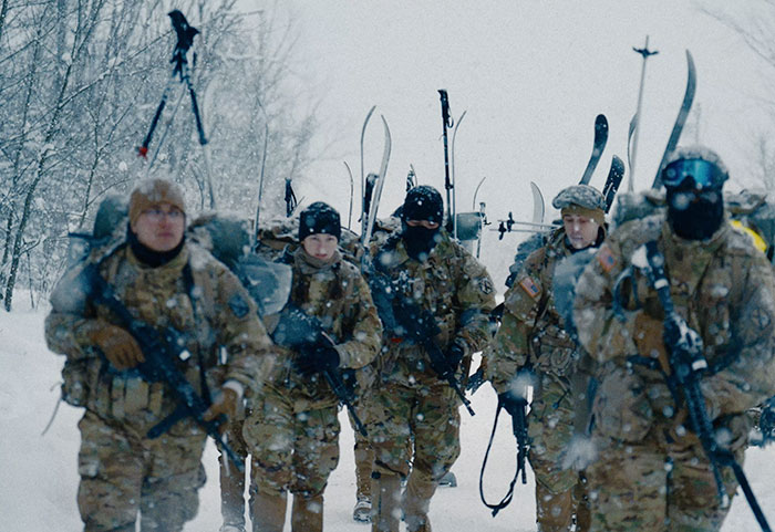 Campaña de Highlanders para US Ski Army.