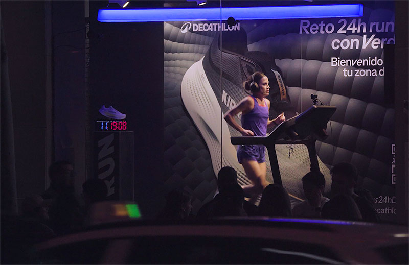 Decathlon reta a Verdeliss a correr 24 horas seguidas