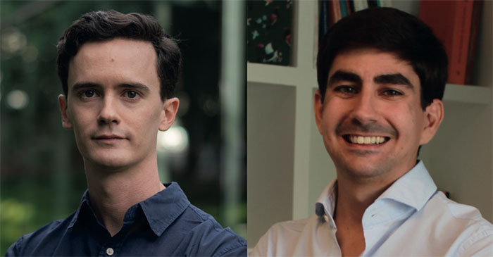 Xavier Vallés, director general de Neture Impact (VML / The Cocktail) y Carlos Santana, consultor senior de Canvas Estrategias Sostenibles..