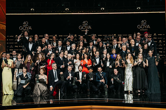 En los Premios Goya 2026 se brindó con Don Julio 1942.