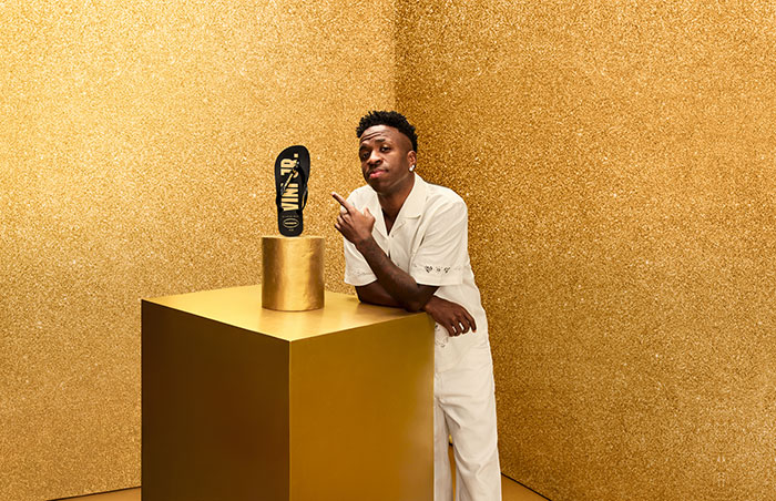 Vini Jr. inspira la nueva colección de Havaianas.