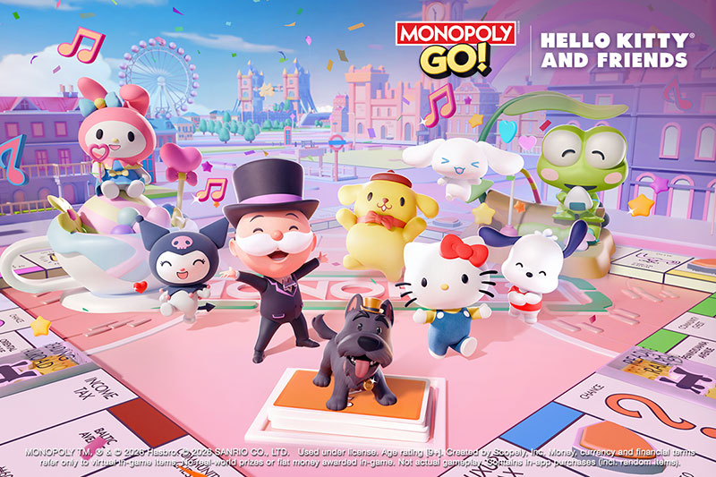 Hello Kitty se cuela en el Monopoly Go! para móviles