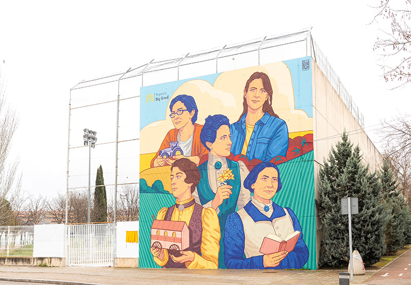 McDonald´s presenta el mural “Las mujeres y el campo”