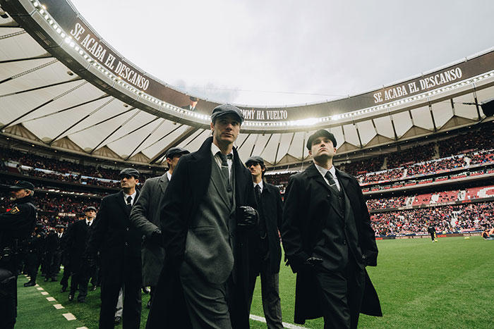 El Atlético de Madrid se une a los Peaky Blinders.