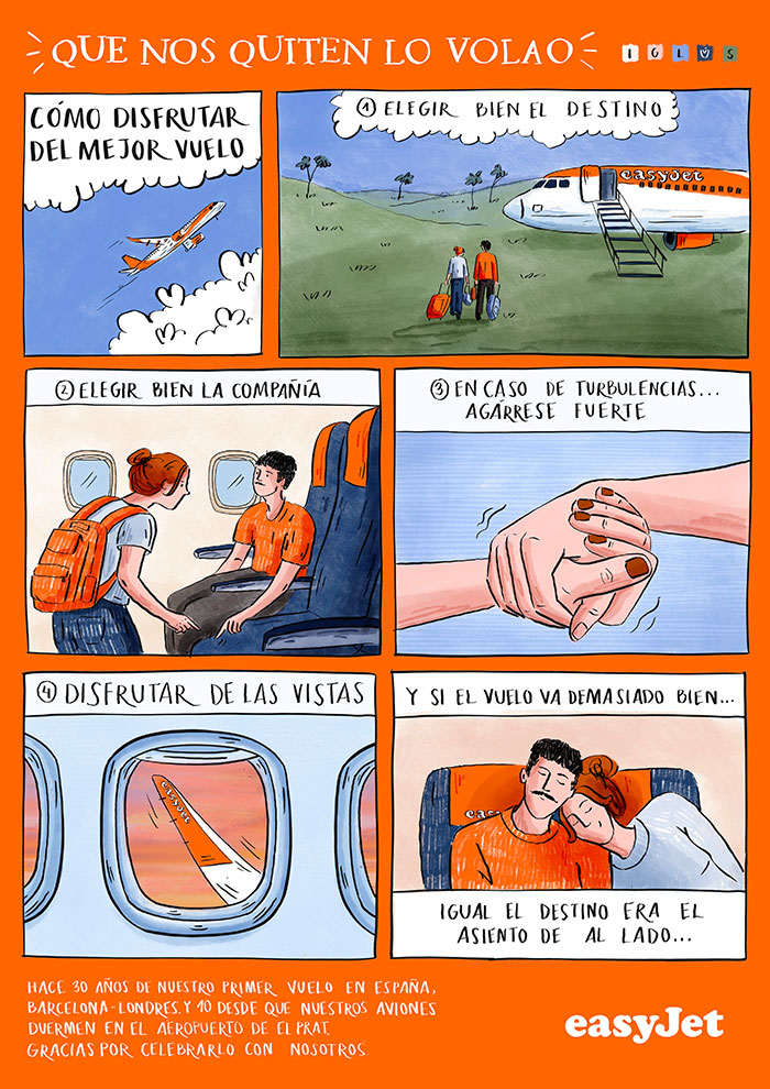 easyJet lanza la campaña “Que nos quiten lo volao”.