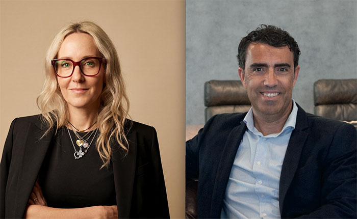 Esther Vazquez, directora de producción y experience de Omnicom, y Antonio Muñoz, Head of Events en 4foreverything.