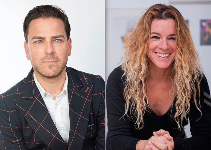 Jesús Romero del Hombre Bueno director general de Grow, y Bárbara Fraguas, CEO de El Baúl de las Piqué.