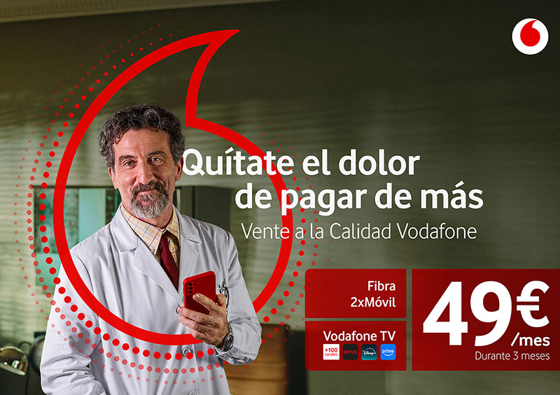 Luis Zahera protagoniza "La Solución Vodafone"