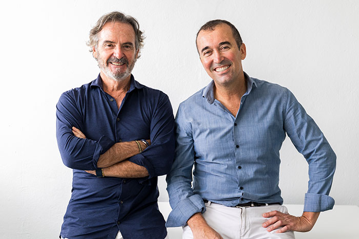 Fundadores de Flores Solidarias.