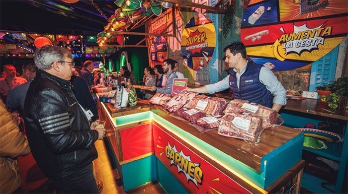 Makro transformó el Food Hall de WAH en una feria de proveedores.