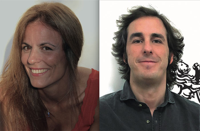 Marta Martinez (Productora ejecutiva de Landia) y Maurizio Vitale (Head of Marketing, Streaming and Brand Strategy AMC Networks International Iberia & Latin America).