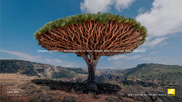 Campaña de Circus Grey para Nikon.