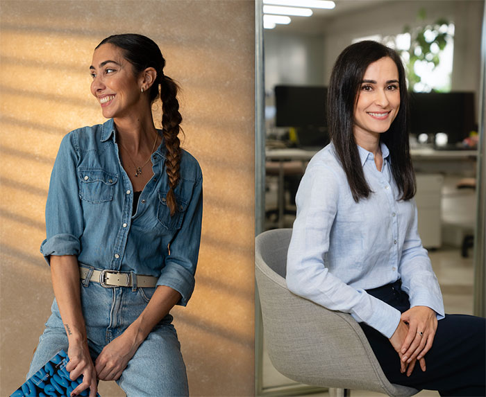 Paloma Sánchez (Head of Production de Thinketers) y Vera Franco (Directora de Branded Content & Experience en BE A LION).