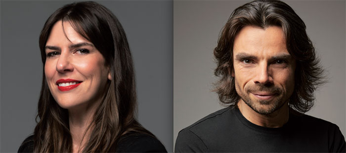 Sara Vega, directora de Marketing y Comunicación de Fnac España, y el escritor de thriller Riccardo Braccaioli.