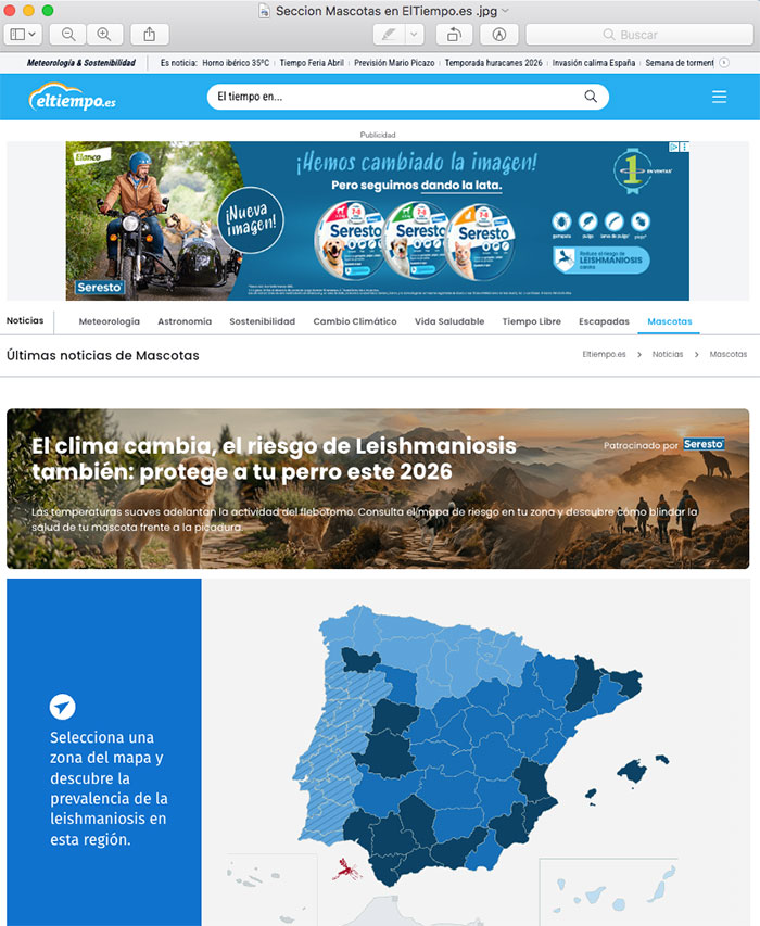 Innovación en data meteorológica al servicio de la salud animal.