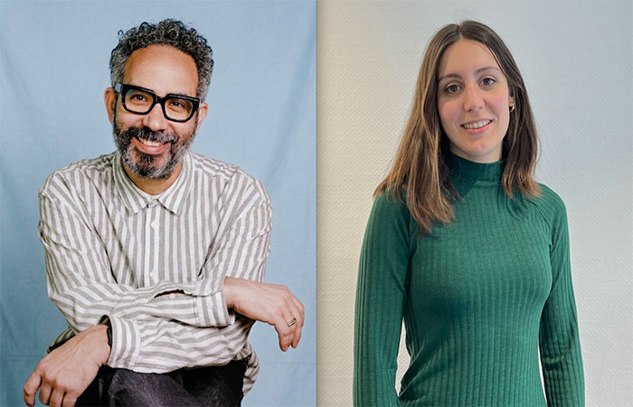 Alberto Pachano. Director general de We Are Social, y Aurora Heredia. Head of Digital & Innovation de Burns.