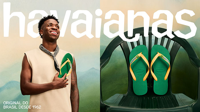 Havaianas, Vinícius Júnior y GUT celebran el espíritu brasileño.