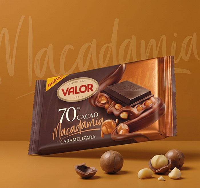Nueva gama de tabletas premium de Chocolates Valor.