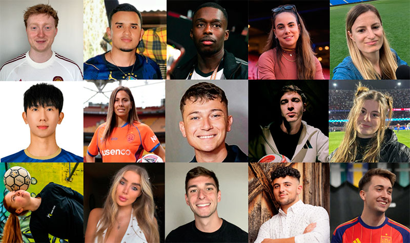 Los 30 creadores que cubrirán el Mundial de Fútbol en TikTok