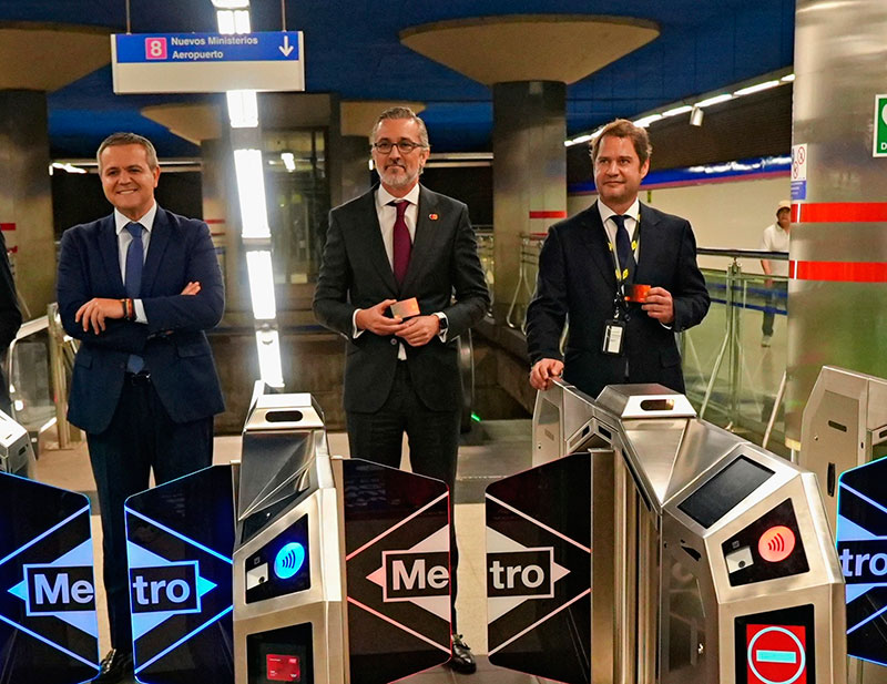 Mastercard impulsa el pago con tarjeta en el Metro de Madrid