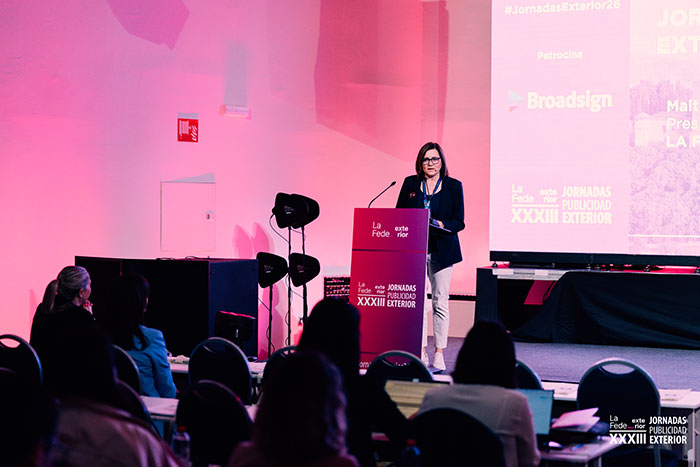 Maite Rodríguez, presidenta de la Asociación de Empresas de la Comunicación (La FEDE).