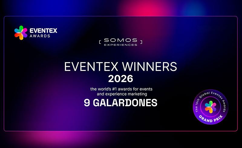 SOMOS Experiences gana 9 premios en los Eventex Awards 2026