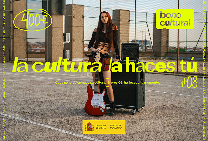 El Ministerio de Cultura presenta el Bono Cultural Joven 2026