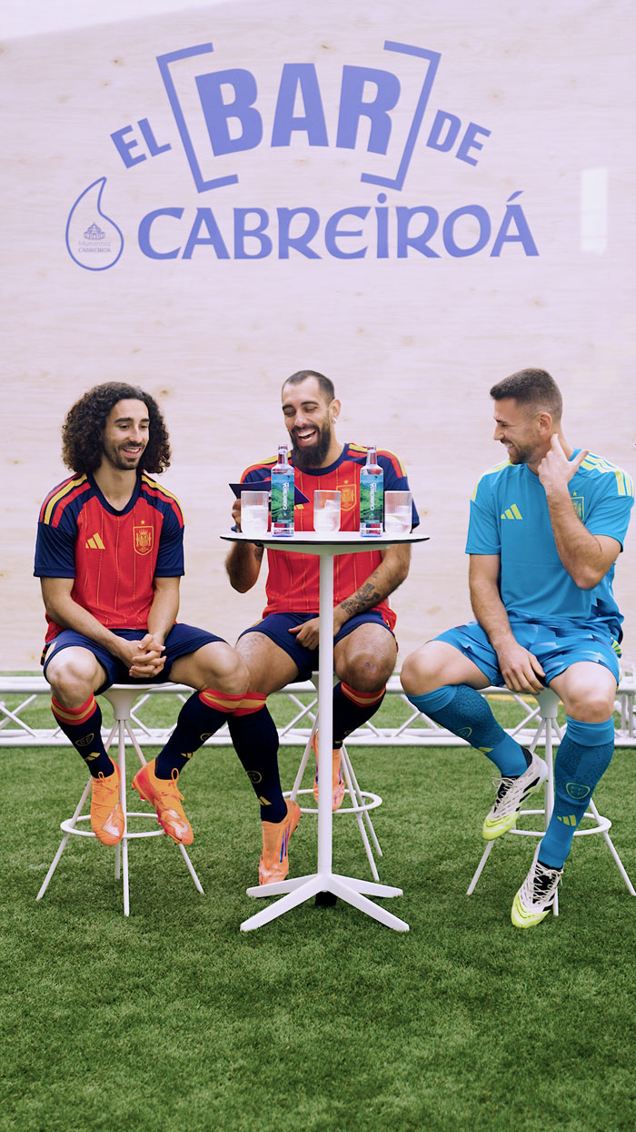 Campaña de Cabreiroá para el Mundial de Fútbol 2024.