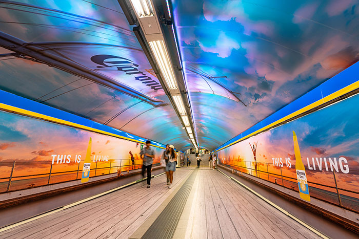 Corona transforma el Metro de Madrid en un oasis.