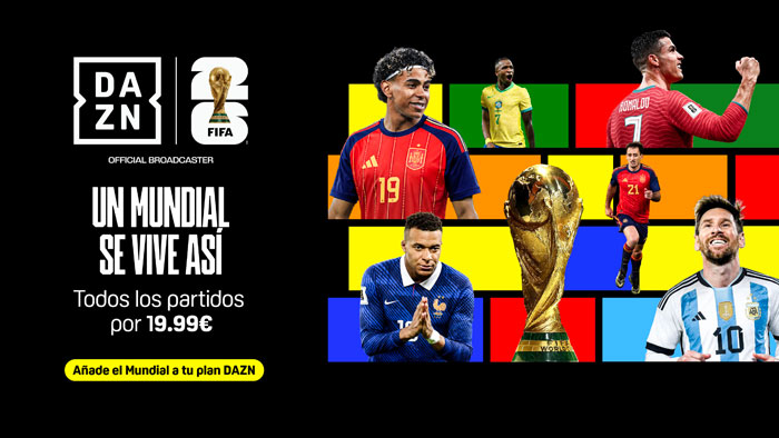 Programación del Mundial en DAZN.