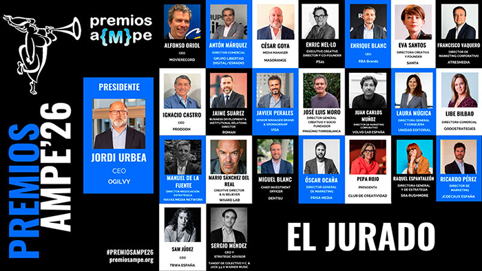 Gran Jurado de los Premios AMPE 2026.