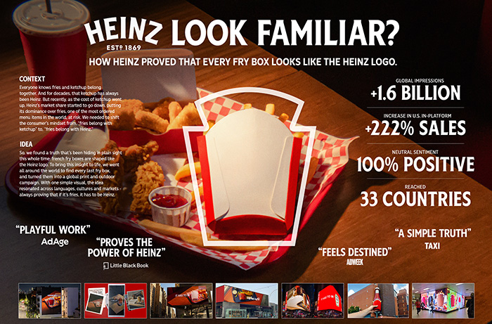 Look Familiar? (Heinz Ketchup / Rethink, Toronto)..