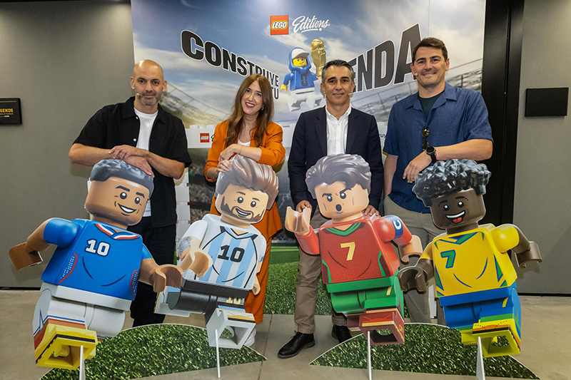 Protagonistas del Mundial de Fútbol 2026, en versión LEGO