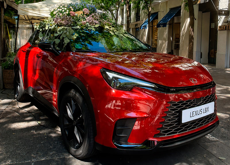 Lexus hace del mercado de las flores un laboratorio creativo