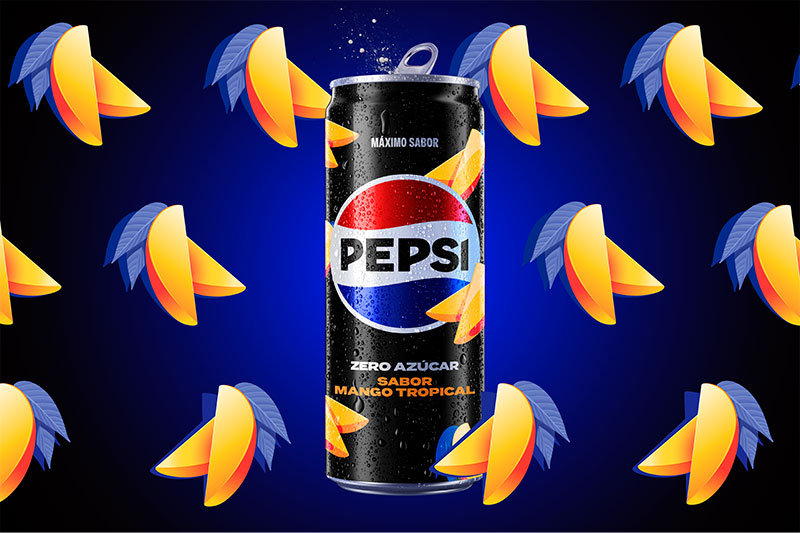 Pepsi lanza en España PEPSI ZERO Mango