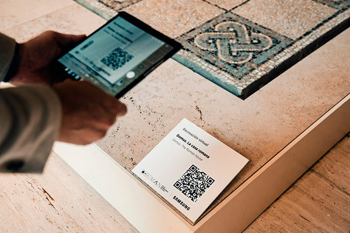 Samsung y el Museo Arqueológico Nacional recrean una domus romana.